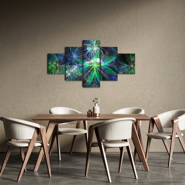Obraz - Abstraktní geometrické tvary (125x70 cm)