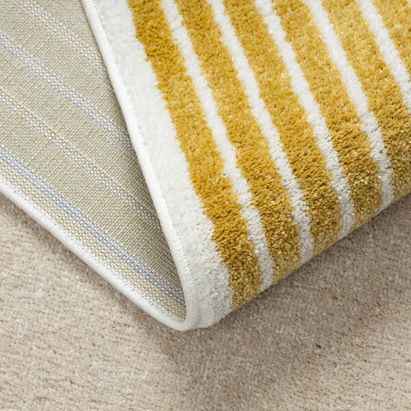 Dywany Łuszczów, Kusový koberec Fusion 0240 cream/yellow, 80x150, vícebarevná, kancelář