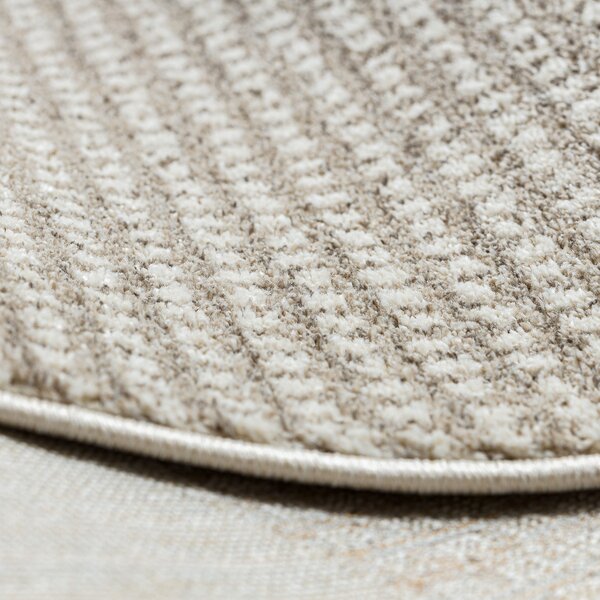 Dywany Łuszczów, Kusový koberec Fusion 0805 cream/beige, 80x150, béžová, kancelář