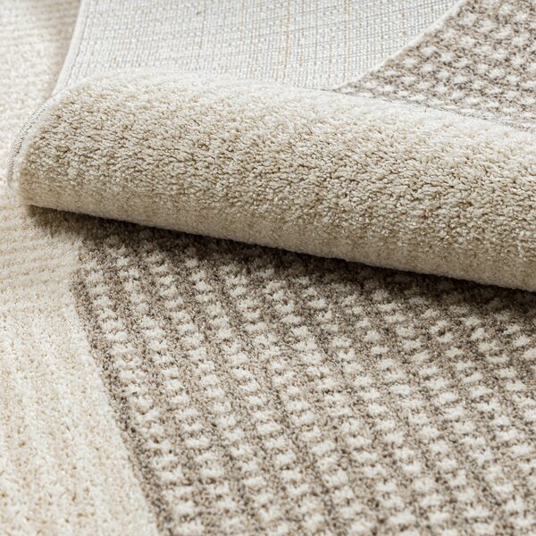 Dywany Łuszczów, Kusový koberec Fusion 0805 cream/beige, 80x150, béžová, kancelář