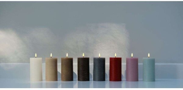 Uyuni Lighting - Sloupková Svíčka LED 7,8 x 20,3 cm Rustic Red Lighting - Lampemesteren