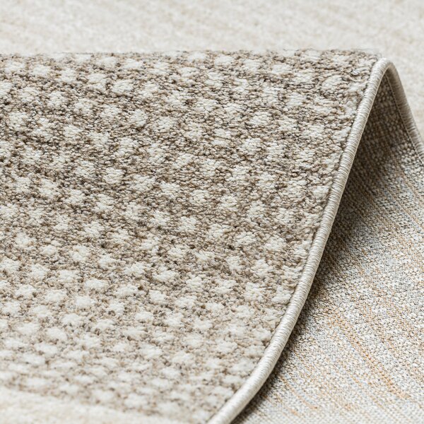 Dywany Łuszczów, Kusový koberec Fusion 0805 cream/beige, 80x150, béžová, kancelář