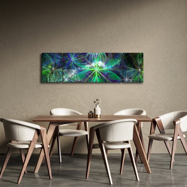Obraz - Abstraktní geometrické tvary (170x50 cm)