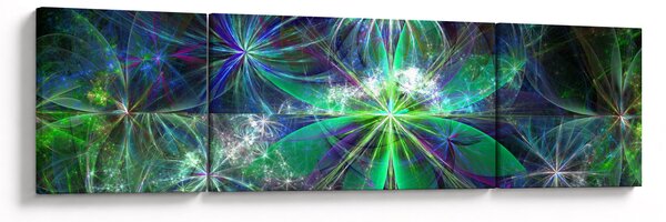 Obraz - Abstraktní geometrické tvary (170x50 cm)