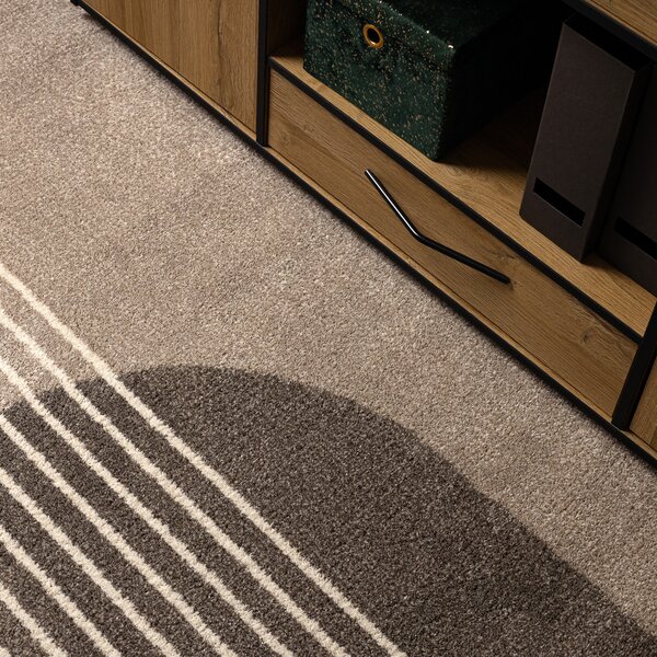 Dywany Łuszczów, Kusový koberec Fusion 0810 beige/brown, 80x150, vícebarevná, kancelář