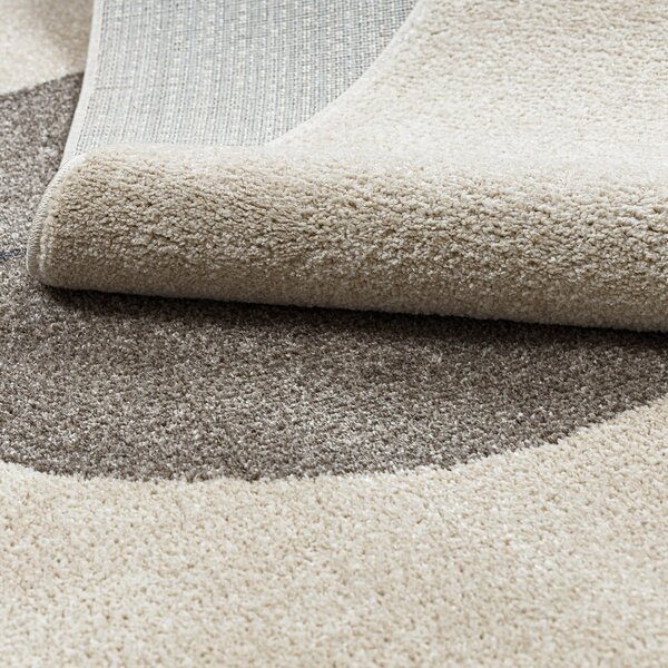 Dywany Łuszczów, Kusový koberec Fusion 0808 cream/l. beige, 80x150, béžová, kancelář