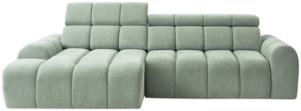 ROHOVÁ SEDAČKA, textil, šalvějově zelená Stylife - Sedací soupravy