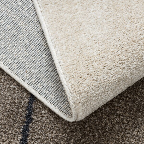 Dywany Łuszczów, Kusový koberec Fusion 0808 cream/l. beige, 80x150, béžová, kancelář