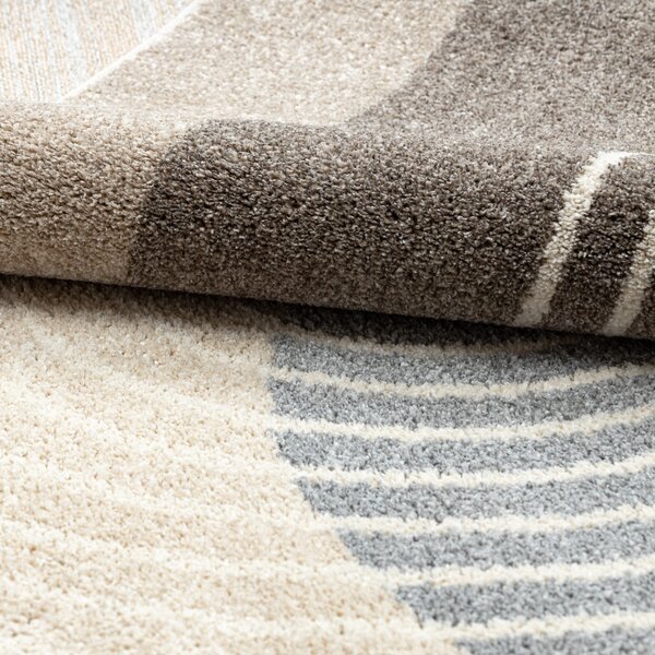 Dywany Łuszczów, Kusový koberec Fusion 0810 beige/brown, 80x150, vícebarevná, kancelář