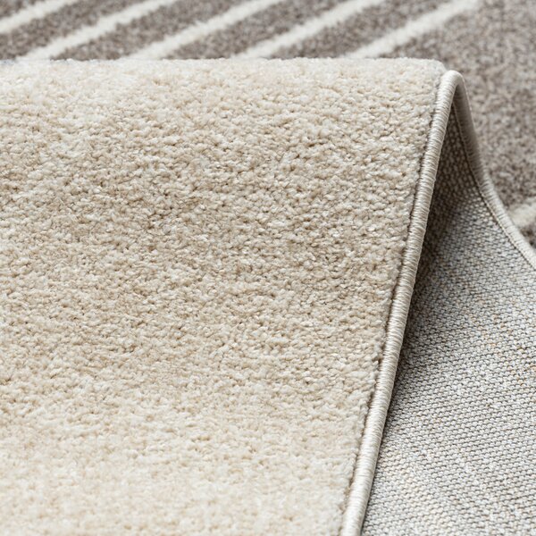 Dywany Łuszczów, Kusový koberec Fusion 0810 beige/brown, 80x150, vícebarevná, kancelář