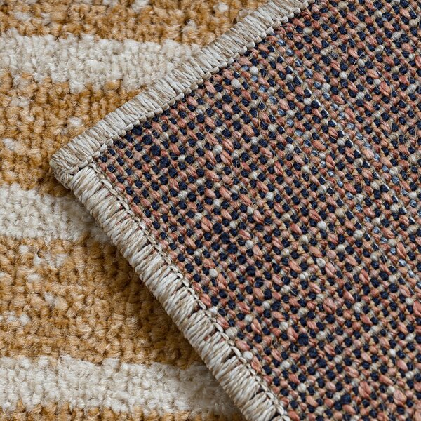 Dywany Łuszczów, Kusový koberec Fusion 0810 beige/terra, 140x190, vícebarevná, kancelář