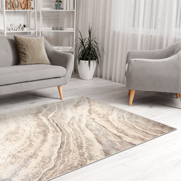 Dywany Łuszczów, Kusový koberec Fusion 9776 cream/beige, 80x150, béžová, kancelář