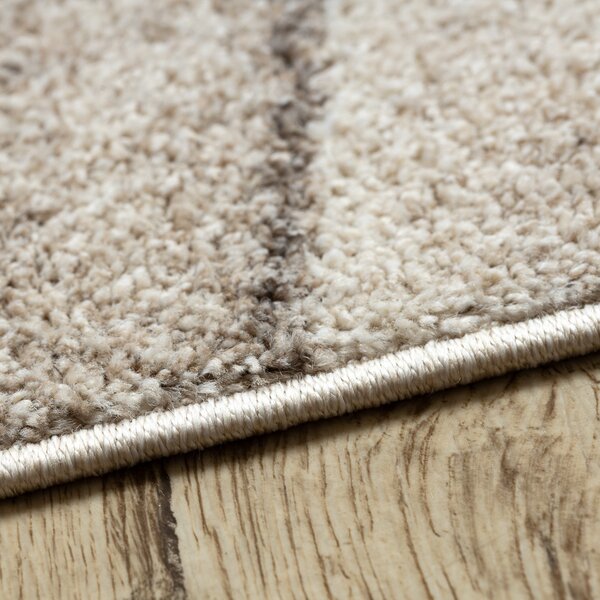 Dywany Łuszczów, Kusový koberec Fusion 1617 beige/cream, 80x150, béžová, kancelář