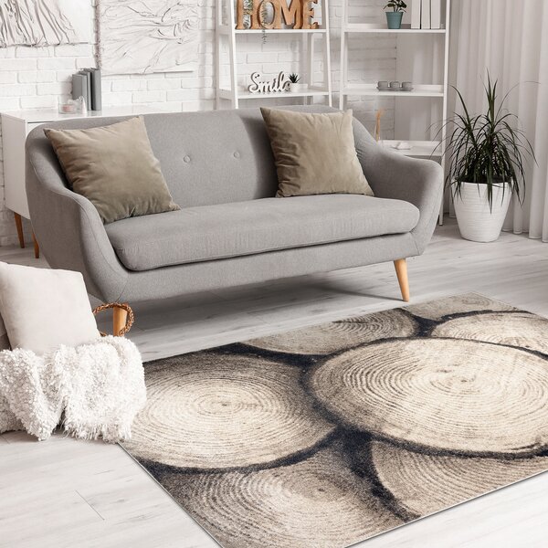 Dywany Łuszczów, Kusový koberec Fusion 9612 cream/beige, 120x170, béžová, kancelář