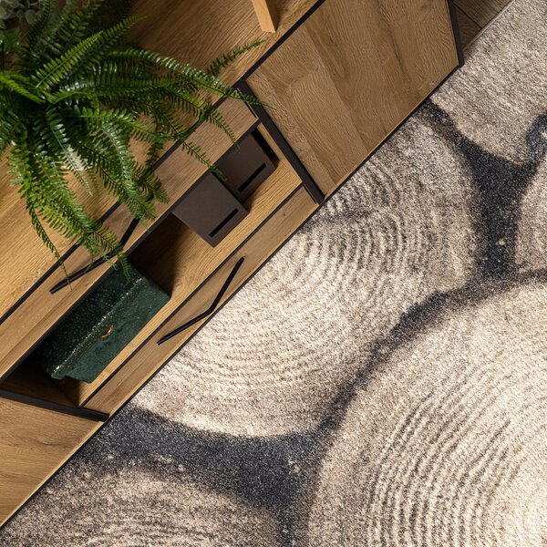 Dywany Łuszczów, Kusový koberec Fusion 9612 cream/beige, 120x170, béžová, kancelář
