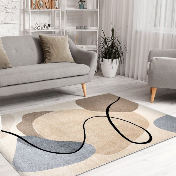 Dywany Łuszczów, AKCE: 140x190 cm Kusový koberec Fusion 9213 cream/beige, béžová, kancelář