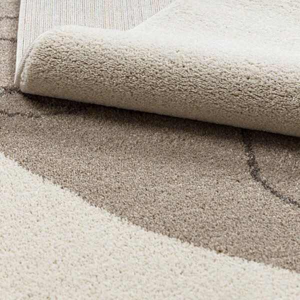 Dywany Łuszczów, Kusový koberec Fusion 8299 cream/beige, 80x150, bílá, kancelář