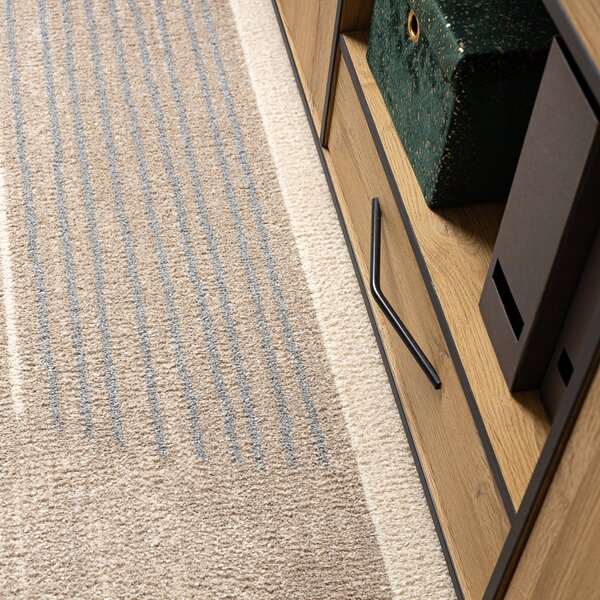 Dywany Łuszczów, Kusový koberec Fusion 0815 cream/beige, 140x190, béžová, kancelář