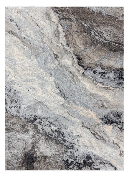 Dywany Łuszczów, Kusový koberec Fusion 9613 l. grey/dark grey, 120x170, šedá, kancelář