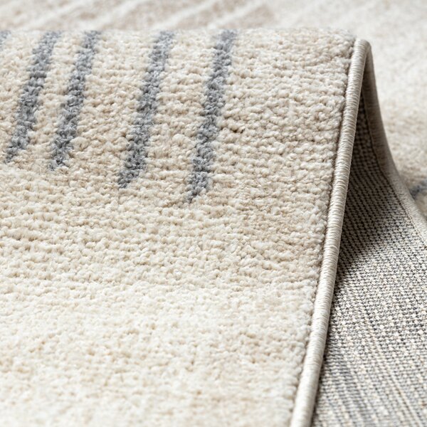 Dywany Łuszczów, Kusový koberec Fusion 0815 cream/beige, 140x190, béžová, kancelář