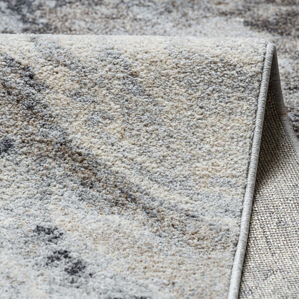 Dywany Łuszczów, Kusový koberec Fusion 9613 l. grey/dark grey, 120x170, šedá, kancelář