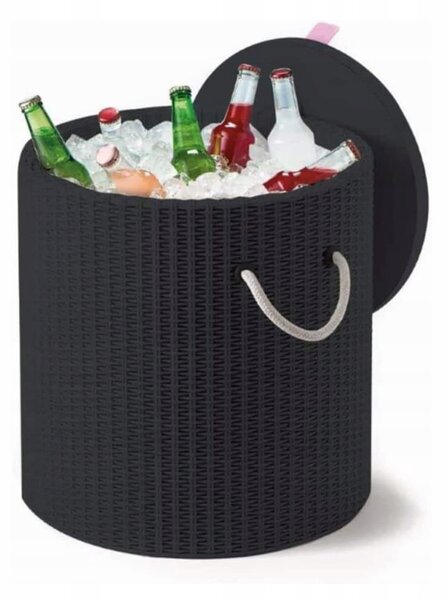 KETER Stůl zahradní COOL STOOL grafit O 44cm