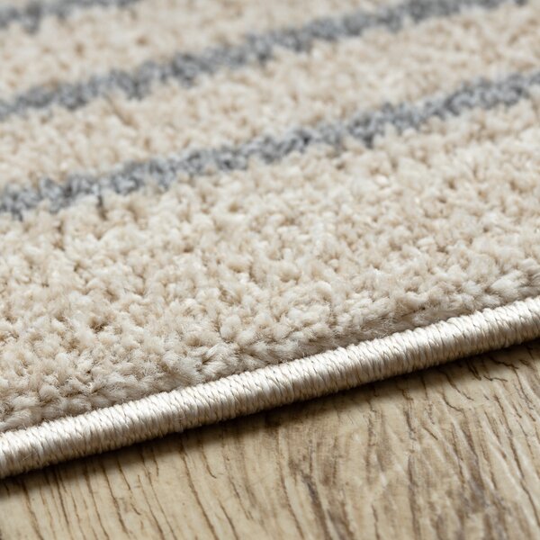 Dywany Łuszczów, Kusový koberec Fusion 0815 cream/beige, 140x190, béžová, kancelář
