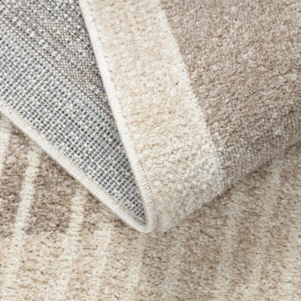 Dywany Łuszczów, Kusový koberec Fusion 0815 cream/beige, 140x190, béžová, kancelář
