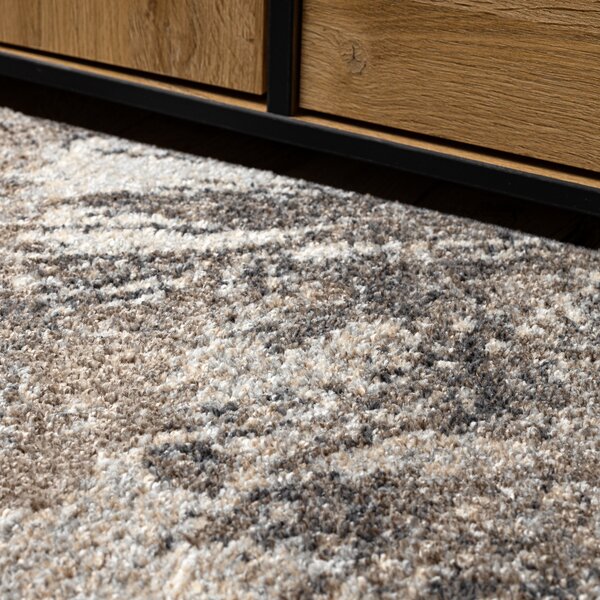 Dywany Łuszczów, Kusový koberec Fusion 9617 dark grey/brown, 80x150, šedá, kancelář