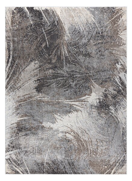 Dywany Łuszczów, Kusový koberec Fusion 9617 dark grey/brown, 80x150, šedá, kancelář