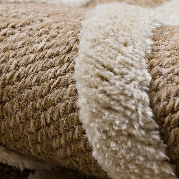 Dywany Łuszczów, Kusový koberec Spark 0688A beige/cream, 80x150, béžová, chodba / předsíň