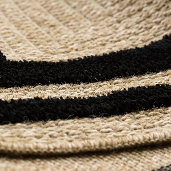 Dywany Łuszczów, Kusový koberec Spark 0687 beige/black, 160x220, béžová, chodba / předsíň