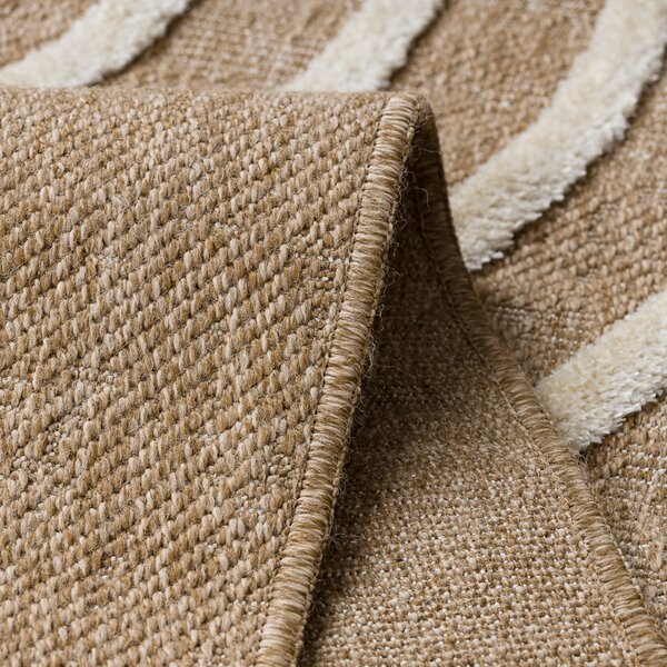 Dywany Łuszczów, Kusový koberec Spark 0688A beige/cream, 80x150, béžová, chodba / předsíň