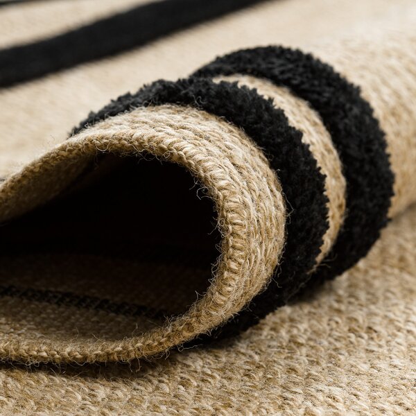 Dywany Łuszczów, Kusový koberec Spark 0687 beige/black, 160x220, béžová, chodba / předsíň