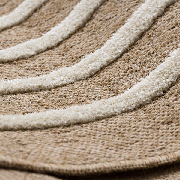 Dywany Łuszczów, Kusový koberec Spark 0688A beige/cream, 80x150, béžová, chodba / předsíň