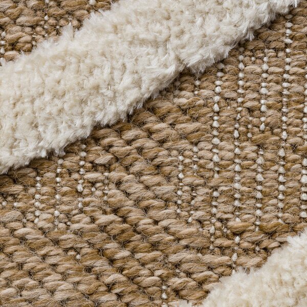 Dywany Łuszczów, Kusový koberec Spark 0688A beige/cream, 80x150, béžová, chodba / předsíň