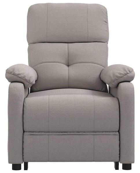 Elektrické polohovací křeslo taupe textil 3073810