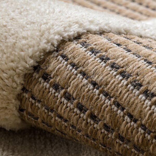 Dywany Łuszczów, AKCE: 140x190 cm Kusový koberec Spark 0696A beige/cream, béžová, chodba / předsíň