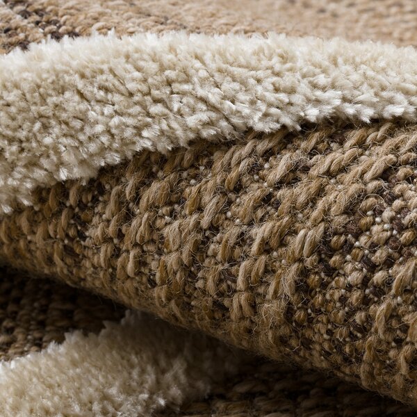 Dywany Łuszczów, Kusový koberec Spark 0708A beige/cream, 80x150, béžová, chodba / předsíň