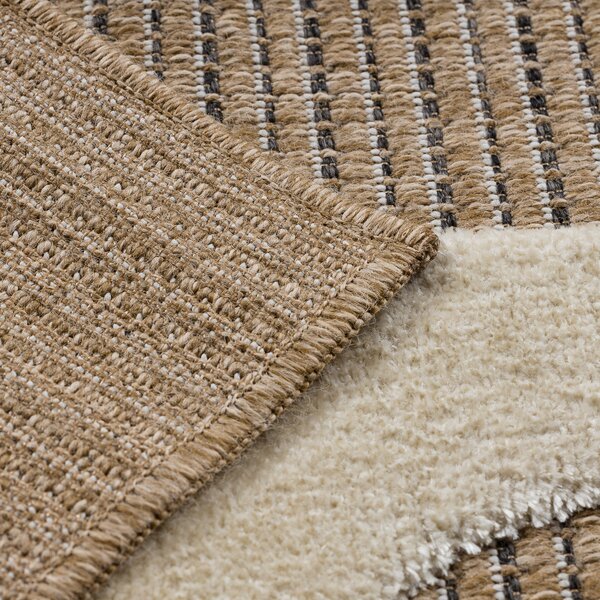 Dywany Łuszczów, AKCE: 140x190 cm Kusový koberec Spark 0696A beige/cream, béžová, chodba / předsíň