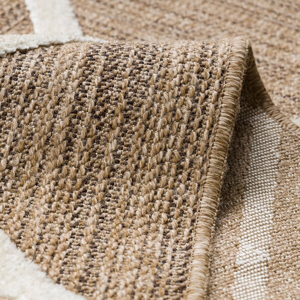 Dywany Łuszczów, Kusový koberec Spark 0708A beige/cream, 80x150, béžová, chodba / předsíň