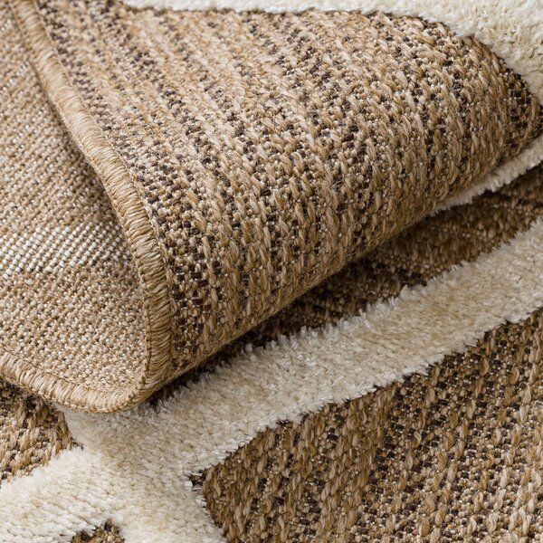 Dywany Łuszczów, Kusový koberec Spark 0708A beige/cream, 80x150, béžová, chodba / předsíň