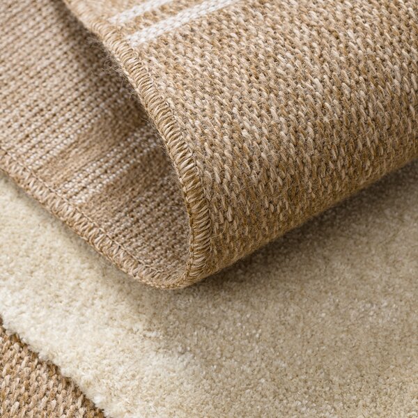 Dywany Łuszczów, Kusový koberec Spark 0698A beige/cream, 80x150, béžová, chodba / předsíň