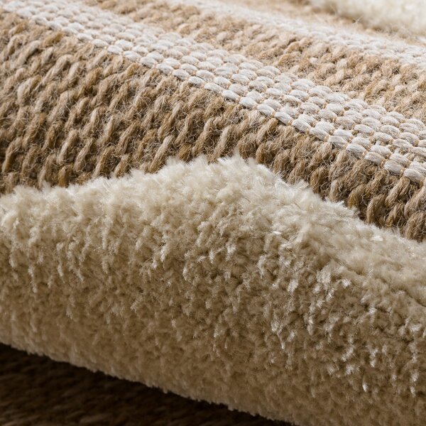 Dywany Łuszczów, Kusový koberec Spark 0698A beige/cream, 80x150, béžová, chodba / předsíň
