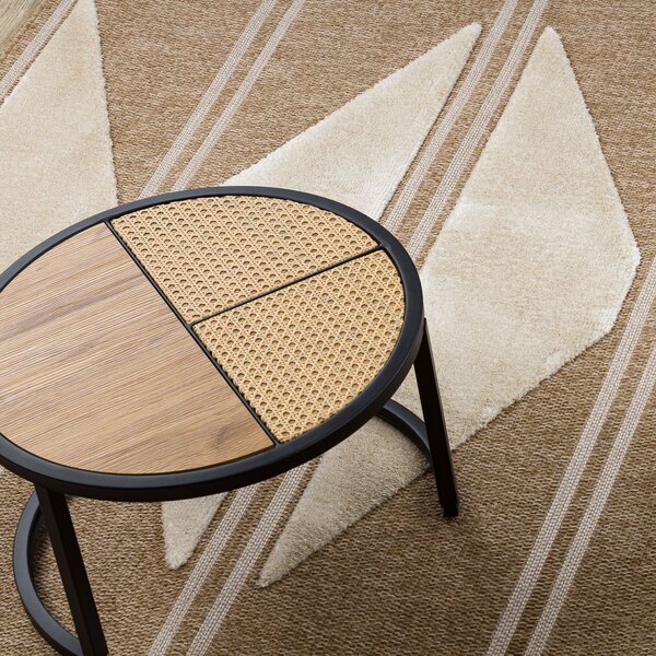 Dywany Łuszczów, Kusový koberec Spark 0698A beige/cream, 80x150, béžová, chodba / předsíň