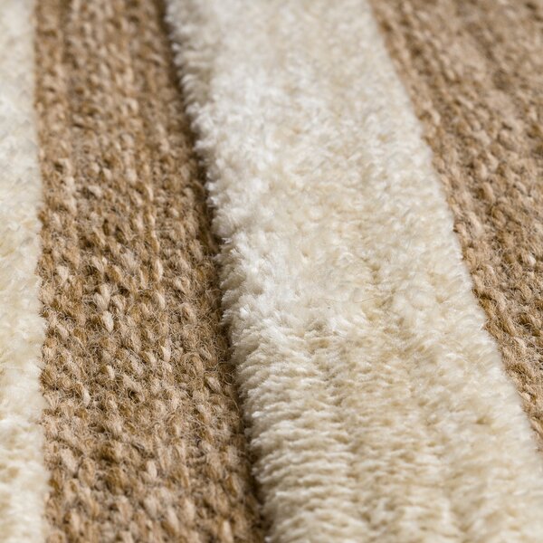 Dywany Łuszczów, Kusový koberec Spark 0687A beige/cream, 80x150, béžová, chodba / předsíň
