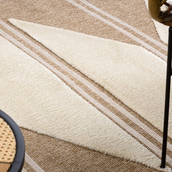 Dywany Łuszczów, Kusový koberec Spark 0698A beige/cream, 80x150, béžová, chodba / předsíň