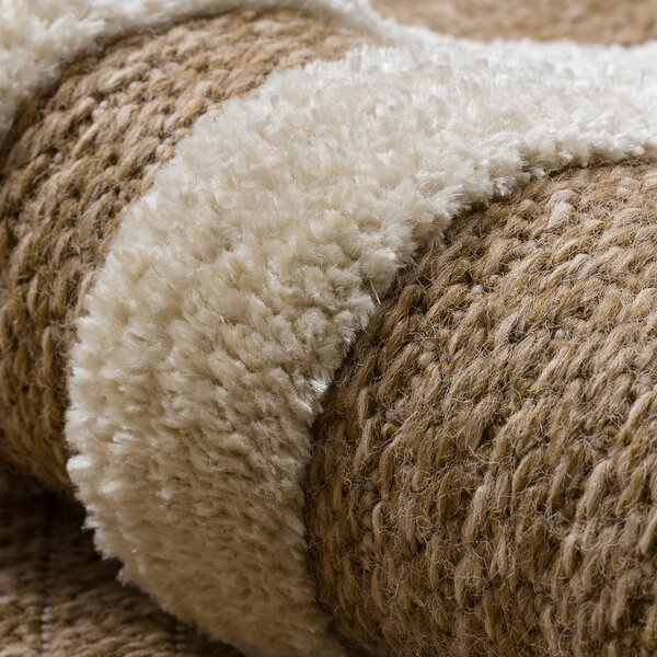 Dywany Łuszczów, Kusový koberec Spark 0687A beige/cream, 80x150, béžová, chodba / předsíň