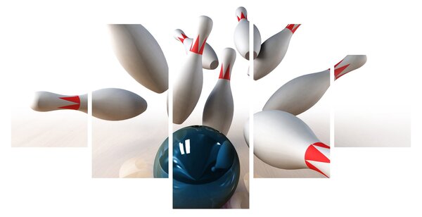 Obraz - Bowling (125x70 cm)