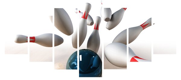 Obraz - Bowling (210x100 cm)